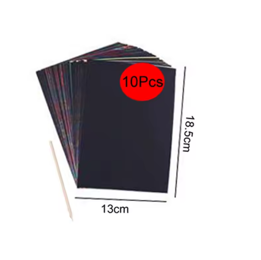Rainbow Scratch Art Book