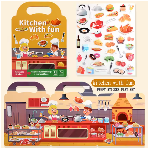 Reusable Sticker Activity Book
