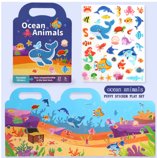 Reusable Sticker Activity Book