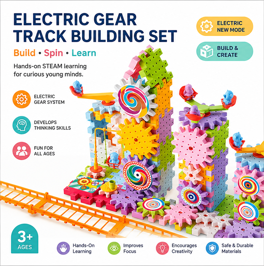 Electric Gear STEM Building Blocks Kit