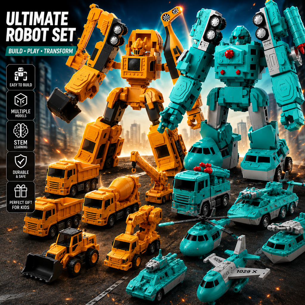 Magnetic STEM Engineering Vehicle Set