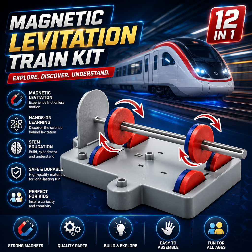 Bright Minds 12-in-1 Magnetic Science Experiment Kit