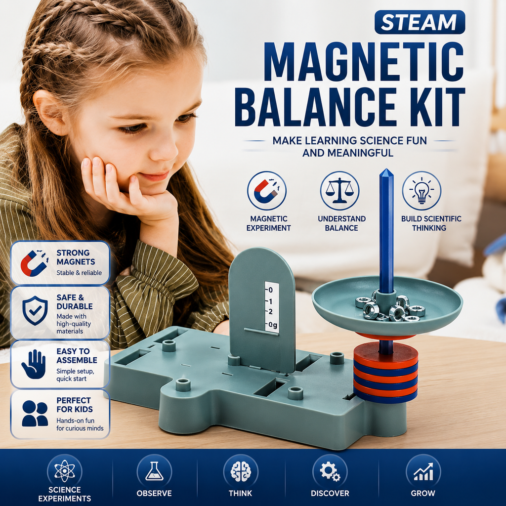 Bright Minds 12-in-1 Magnetic Science Experiment Kit