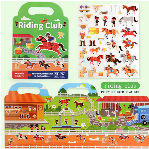 Reusable Sticker Activity Book