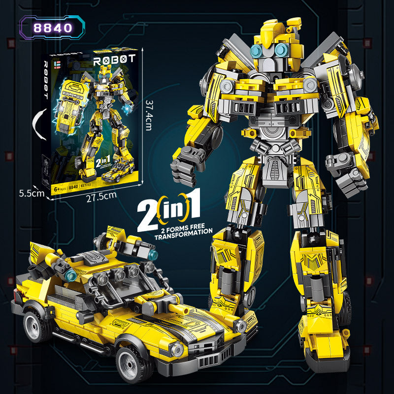 Transforming Robot Building Blocks Set