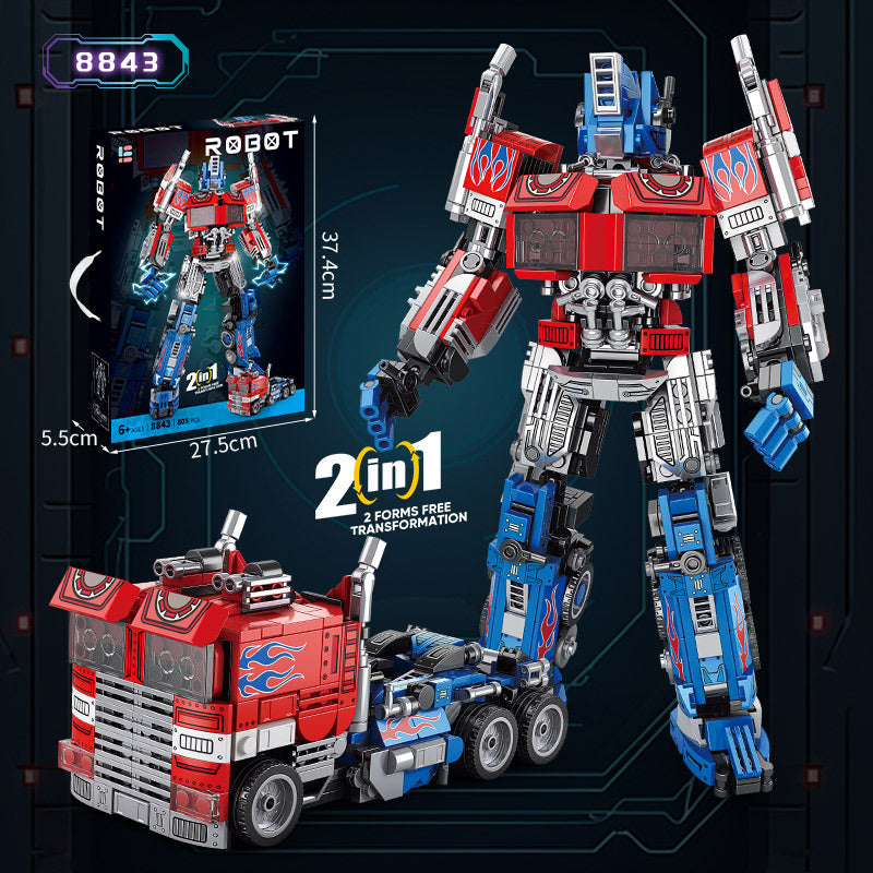 Transforming Robot Building Blocks Set