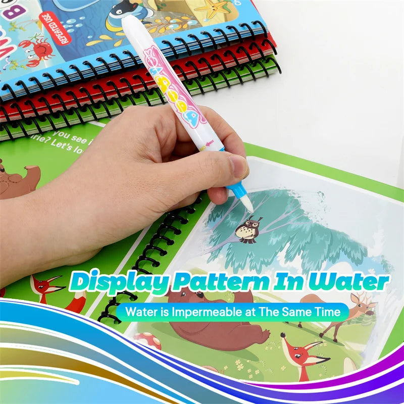 Magic Water Drawing Book
