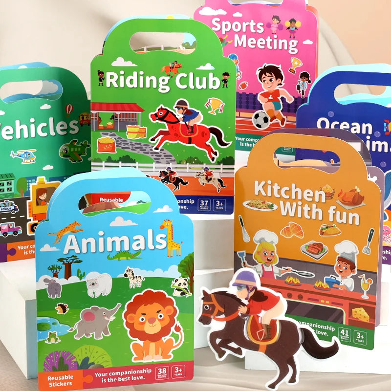 Reusable Sticker Activity Book