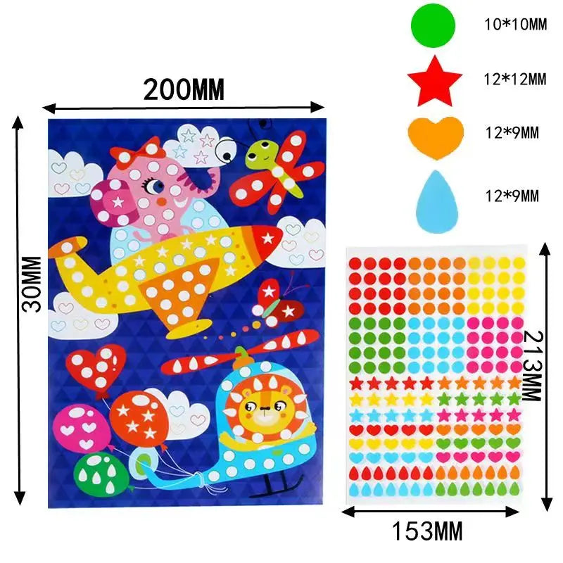 Animal Mosaic Sticker Activity Kit