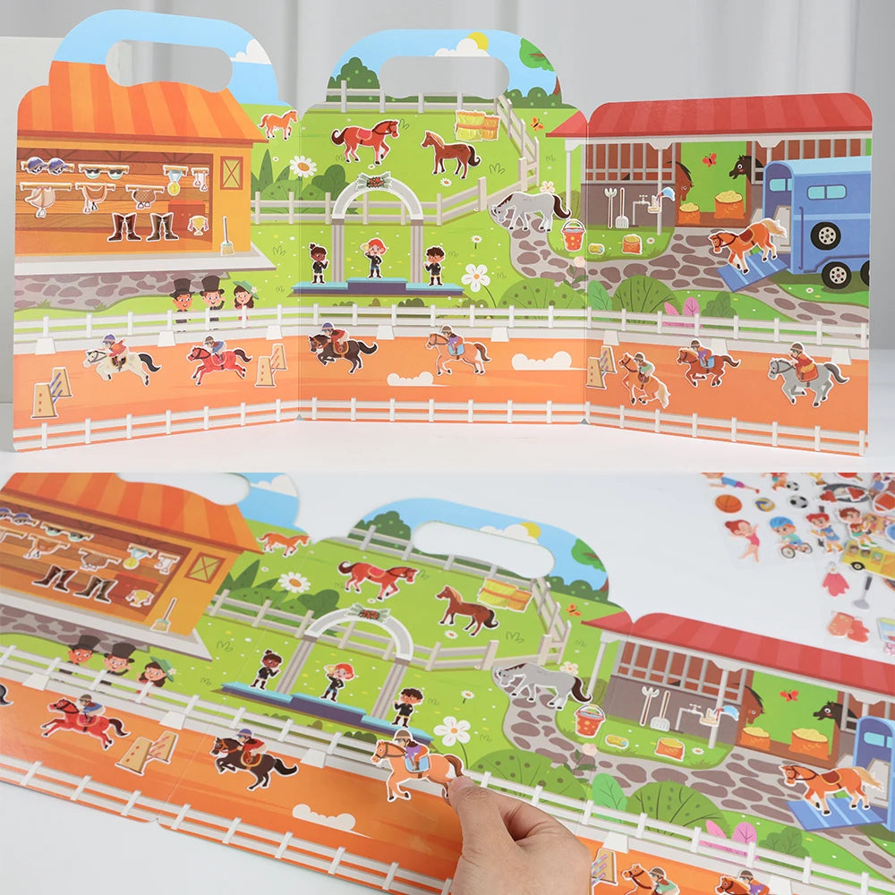 Reusable Sticker Activity Book