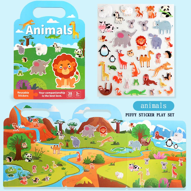 Reusable Sticker Activity Book