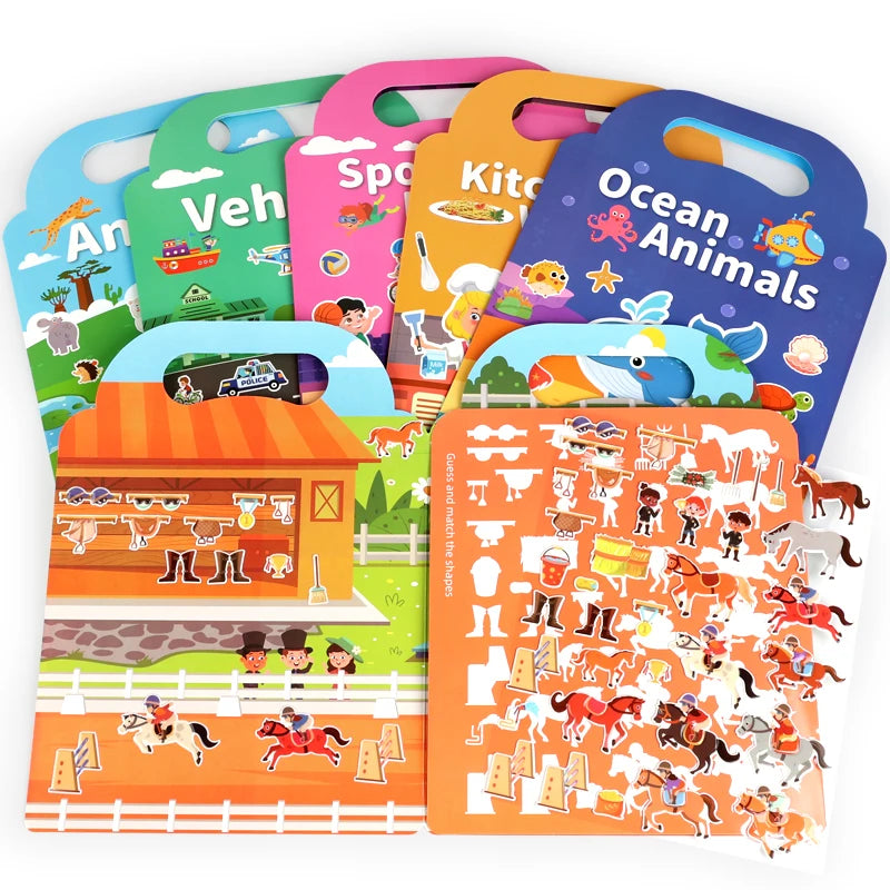 Reusable Sticker Activity Book