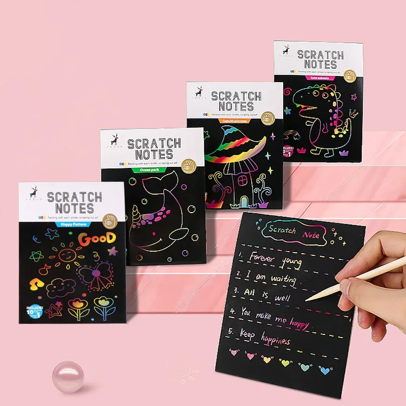 Rainbow Scratch Art Book