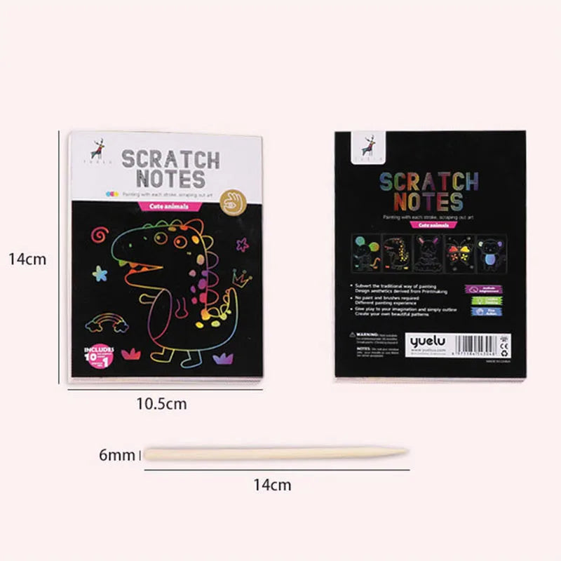 Rainbow Scratch Art Book