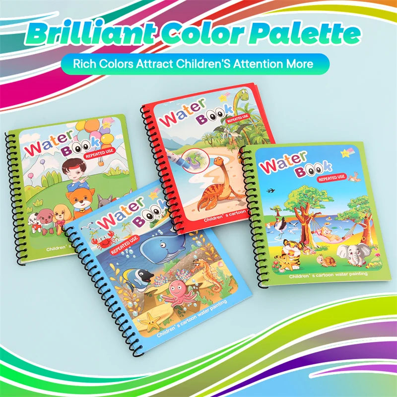 Magic Water Drawing Book