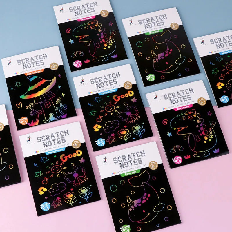 Rainbow Scratch Art Book
