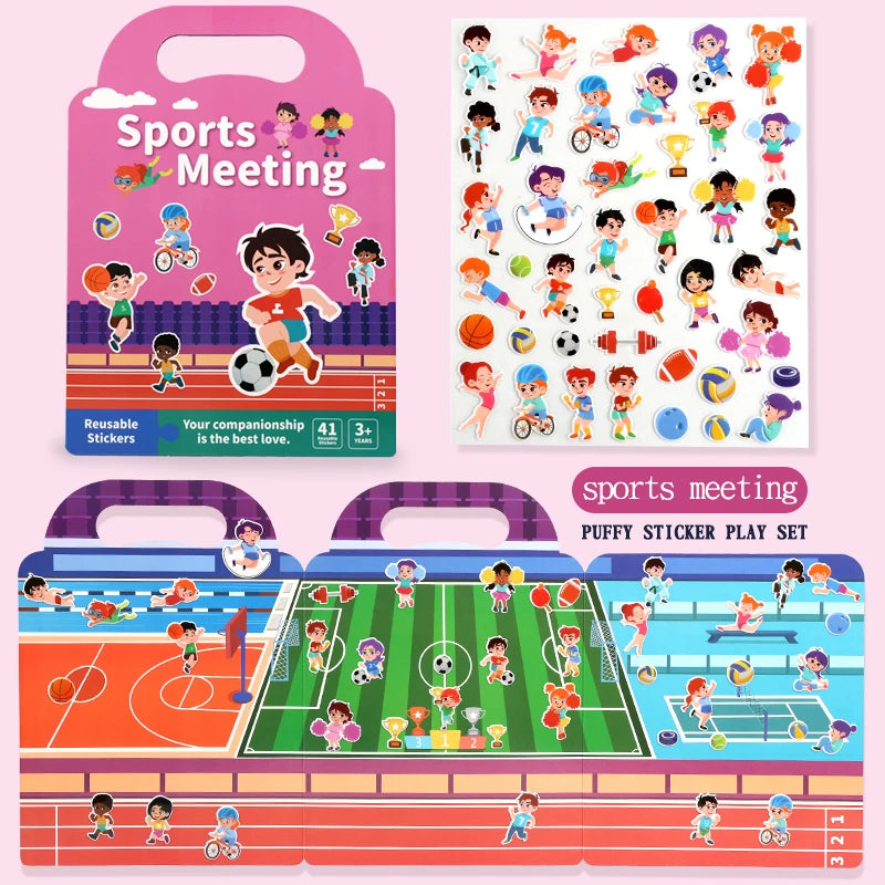 Reusable Sticker Activity Book