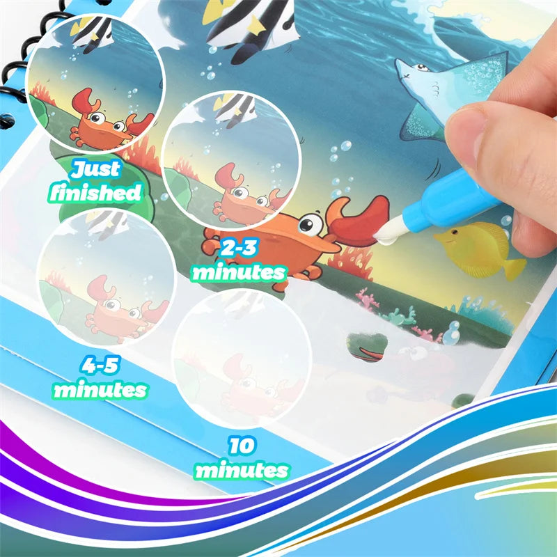 Magic Water Drawing Book