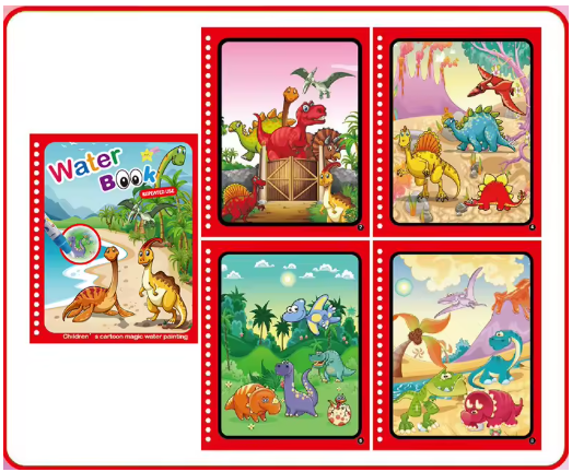 Magic Water Drawing Book