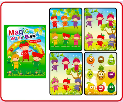 Magic Water Drawing Book