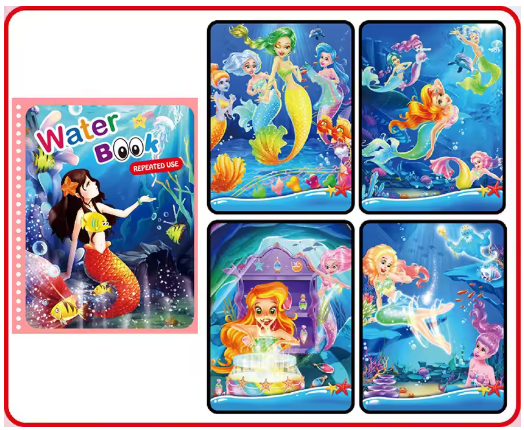 Magic Water Drawing Book