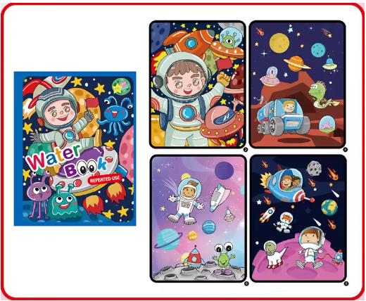 Magic Water Drawing Book